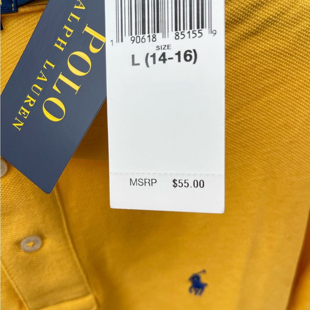 Kids Polo Ralph Lauren Yellow Polo Shirt